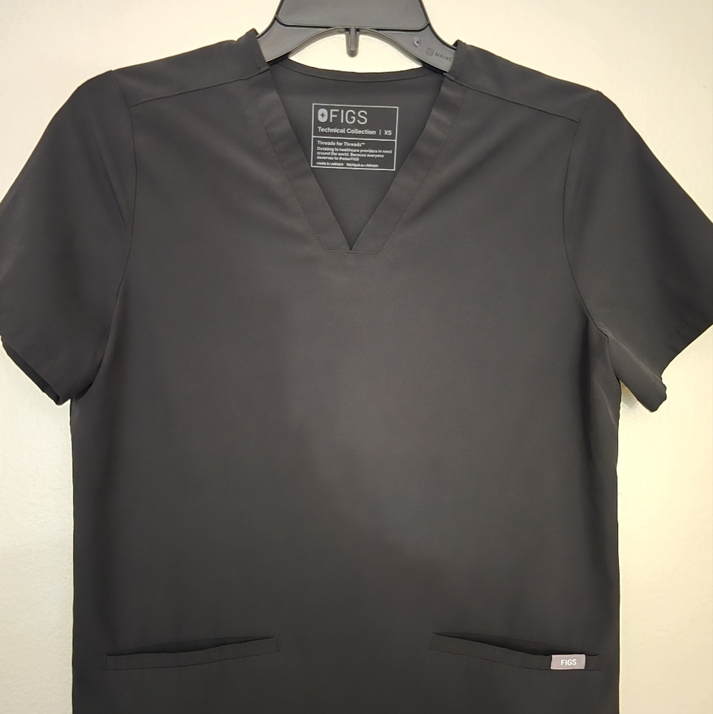 Black Figs Scrub Top